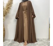Satin Abaya for Women Shimmer Lantern Sleeve Islamic Hijab Robe Dubai Turkey Modest Outfit Kaftan Ramadan Muslim Long Dress