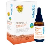 SALUVITAL Sérum Facial Vitamina C + Vitamina E. 30 ml. Todo tipo de pieles.