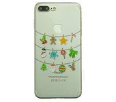 Funda silicona gel iPhone 7 Plus / iPhone 8 Plus navideña