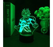 Japanese Anime Drogan Ball Super Saiyan Goku Vegeta Figure Led Acrylic Stand 3d Illusion Colorful Nightlight for Kids Birthday