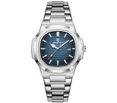 PENGAGAR Luxury Watch for Man Elegant Date Week Waterproof Luminous Men Watch Quartz Stainless Steel Sports Men's Watches reloj