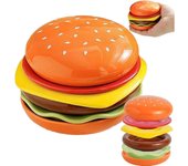 Juego de 6 platos de cerámica para hamburguesas, apilables de 8,9 cm para cenas, sushi, salsas y postres, ideal como regalo de inauguración de la casa para hombres y mujeres.