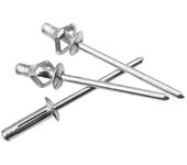 50pcs Silver Folding Blind Rivet Aluminium Alloy Rivet Fold Type 3.2mm 4.0mm 4.8mm Soft or Plastic Material