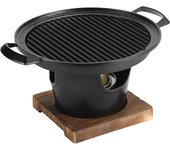Mini Estuffa Para Barbacoa Alcohólica Estilo Japonés Horno De Cocina Para Una Persona Plataforma De Asado De Hierro Fundido Antideslizante De Alcohol Portátil Hibachi
