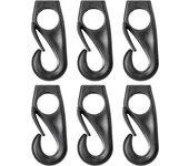 6Pcs Kayak Bungee Cord Hooks Clips Lashing Hooks for Kayak Canoe Shock Cord Bungee Rope Line