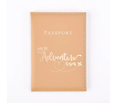 2024 New PU Leather Travel Passport Cover Heart Letter Print Women Passport Holder Case for Men Travel Document Credit Card Case