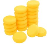 12/20Pcs/Pack Round Shape Ceramic Foam Throwing Water Absorbing Sponge Sculpture Pottery Tools Accessories Coloring Cleaning