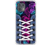 Funda Silicona Antigolpes para Motorola Edge 20 Lite diseño Zapatillas 07 Dibujos
