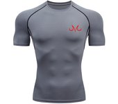 Graphic Compression Shirts for Men Summer Short Sleeve Rash Guard Gym Workout Tshirt Athletic Quick Dry Baselayer Undershirts