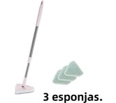 UNTIOR Long Handle Bathroom Brush Scalable Replace Sponge Mop Toilet Tub Tile Floor Cleaning Brush Glass Window Cleaning Tools