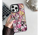 Epc Japan T-Tokidokis Phone Case IMD Phone Case For IPhone 16 15 14 13 12 11 Pro Max Plus Color Silver Cover
