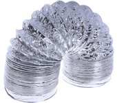 4 Inch 100mm Ventilator Pipe PVC Aluminum Tube Air Ventilation Pipe Hose Flexible Exhaust Duct 3/2M Air System Vent Bathroom New