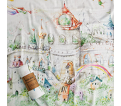 Bamboo Muslin Swaddle Blanket Baby Blankets Newborn Printed Soft Cotton New Born Infant Receiving Wrap