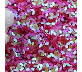Sequin Matte White Color 10mm Cup Five Finger Flower Sequins Paillettes Sewing Wedding Craft Women Garments Accessories 10g/lot
