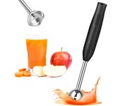 Batidora de mano, mezcla de 400 W, función Turbo, para comida para Bebés, SOPA, batidos, puré, salsa, (Negro)