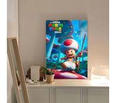 Amine Super Mario Cartoon Poster No Framed Poster Kraft Club Bar Paper Vintage Poster Wall Art Painting Bedroom Study Stickers