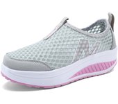 Zapatos deportivos de plataforma de malla Shake para primavera y verano 2025 para mujer