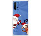 Carcasa para Xiaomi Redmi 9T/Pocophone M3 - Santa Claus Asomado