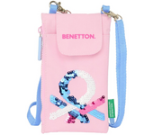 Monedero Portamovil Benetton "Pink" 10X19Cm (Safta 842416695)