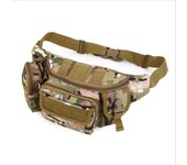 Bolso bandolera militar para deportes al aire libre, multifunción, para herramientas, bandolera, riñonera táctica de camuflaje