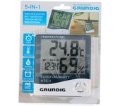 Estación Meteorológica Grundig con Alarma y Medición de Temperatura y Humedad