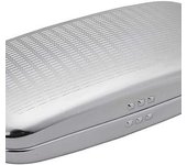 Sunglasses Case Striped Aluminum Hard Shell Metal Spectacles Box Eyeglasses Case for Women & Men
