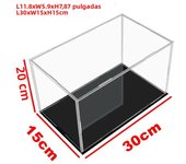 Transparent acrylic display box assembly collection box replaces glass box for displaying action dolls, home storage, and organi