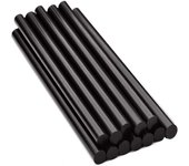 50pcs Hot Melt Glue Sticks, Hot Melt Glue Sticks, 200 x 7 mm, Black Hot Melt Glue Sticks for Bodywork, Repair, Craft, DIY, Home, Office Projects