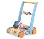 PolarB – Andador Madera bebe correpasillos caminador con ruedas - Centro de Actividades Montessori Baby Walker Carrito con Juego – 6+meses Juguetes Educativos