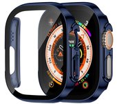 Waterproof Case for Apple Watch Ultra Screen Protector Case 49mm Straight Edge Cover iWatch series 8 SE 7 4 45mm 41mm 44mm 40mm