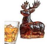 Botella de whisky con águila, decantador de whisky de cristal (2025), estatua de águila, botella de whisky divertida, licor de águila