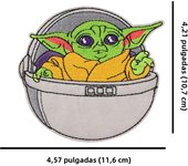 Alice in Wonderland Backpack Badge Baby Yoda Iron on Embroidered Patches for Clothing Patches on Clothes Jeans Sweaters