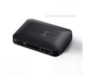 Bluetooth 5.4 Audio Transmitter Receiver 3.5MM AUX USB U-Disk TF Card Play Wireless Adapter Stereo Music With Mic For Car TV PC