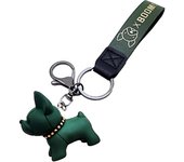 Collar de peluche, lavero de coche de dibujos animados, de mochita lavero, bolso de niña, alavero de aleación con estampado a color para decorar los laveros.