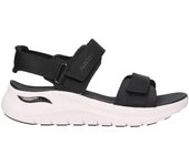 Sandalias Skechers Arch Fit Mujer Negro