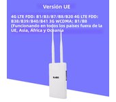 KuWFi Waterproof Outdoor 300Mbps WiFi Router CAT4 4G LTE Routers 3G/4G SIM Card Router Modem for IP Camera/Outside WiFi Coverage