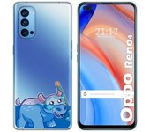 Tumundosmartphone Funda Gel Transparente para Oppo Reno 4 5G diseño Hipo Dibujos