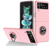 For Galaxy Z Flip 3 4 5 Case Shockproof Armor Magnet Ring Kickstand Bracket Back Cover Case For Samsung Galaxy Flip 1 2 5G Cases