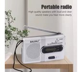Mini Radio AM FM Radio portátil con pilas La mejor recepción más duradera para correr Caminar Caja de sonido en casa