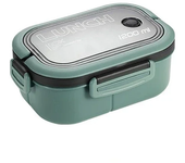 Double bed bento box, Japanese microwave lunch box, office worker fat reduction meal compartment lunch box