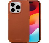 Roskilde Magsafe - Funda de cuero para iPhone 15 Pro - Bronceado