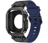 Silicone Strap+TPU Case for Apple Watch Band Ultra2 10 46mm 49mm 44mm 45mm Protector Cover Bracelet for IWatch Series 9 8 7 6 SE