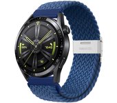 22mm 20mm Nylon Strap For Samsung Galaxy Watch 6 5 4/Gear S3 Magnetic Buckle Metal Adjustment Band For Huawei IWatch 4 GT2/3 Pro