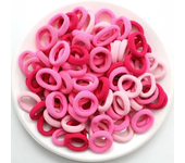 200PCS Women Girls Colorful Nylon Elastic Hair Bands Ponytail Hold Small Hair Tie Rubber Bands Scrunchie Hair Accessories