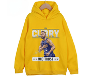 Stephen Curry Avatar Printed Children's Sports Hooded Hoodie Plus Velvet Sweatshirt Basketball Fan Kid Clothing Boys and Girls