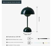 Bud Macaron lámpara vintage táctil regulable 3 Color LED Luz, dormitorio, decoración de escritorio, lámpara de tapa