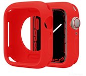 Case For Apple Watch 9 8 7 SE 6 5 4 3 Soft Silicone Protector Accessories for iWatch Series 38mm 40mm 41mm 42mm 44mm 45mm Cover