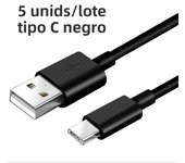 5Pcs/lot Type C USB C Phone Cable For Samsung Galaxy Tab A7 lite S7 FE F22 F32 F12 M42 M32 M12 A22 5G Fast Charge Charger Cable