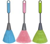 PrettyDate Paquete de 3 cepillos de microfibra esponjosos y delicados para cocina, cepillo para teclado de computadora portátil, herramienta limpiadora de pantalla, mini varita para quitar el polvo (azul, verde, rojo)