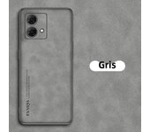 Lambskin Texture Leather Lens Full Protect Cover For Motorola Moto G84 5G G54 G34 G24 G14 Edge 30 40 NEO 4G 5G